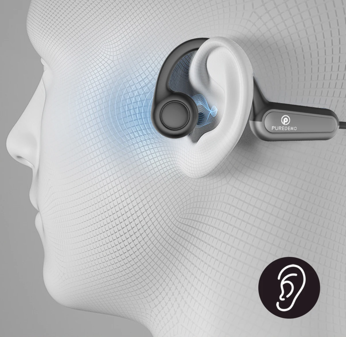 PUREDEMO Bone Conduction Earphones