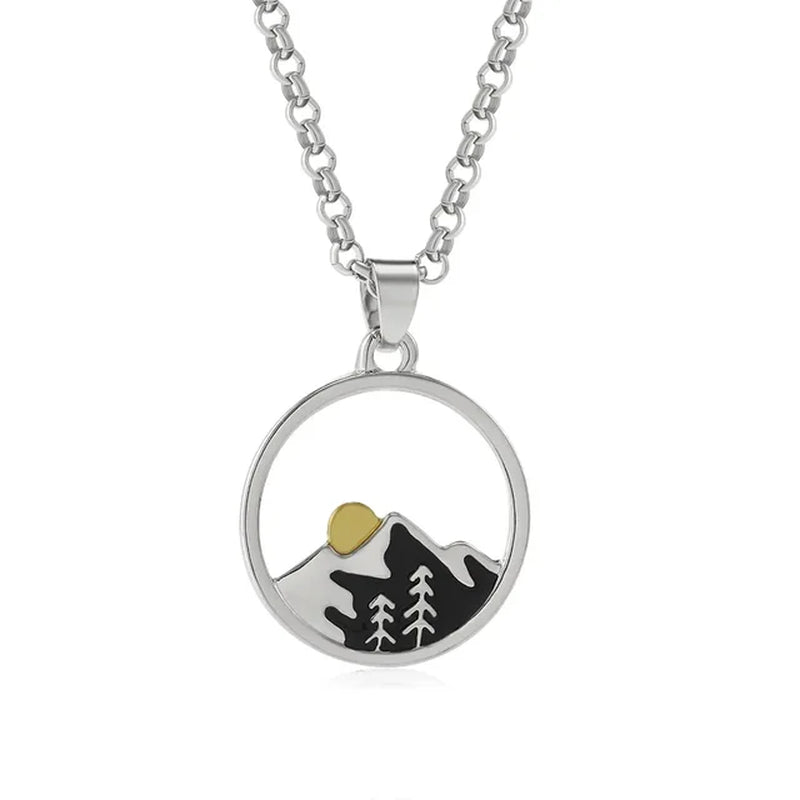 Mountains and Rivers Necklace