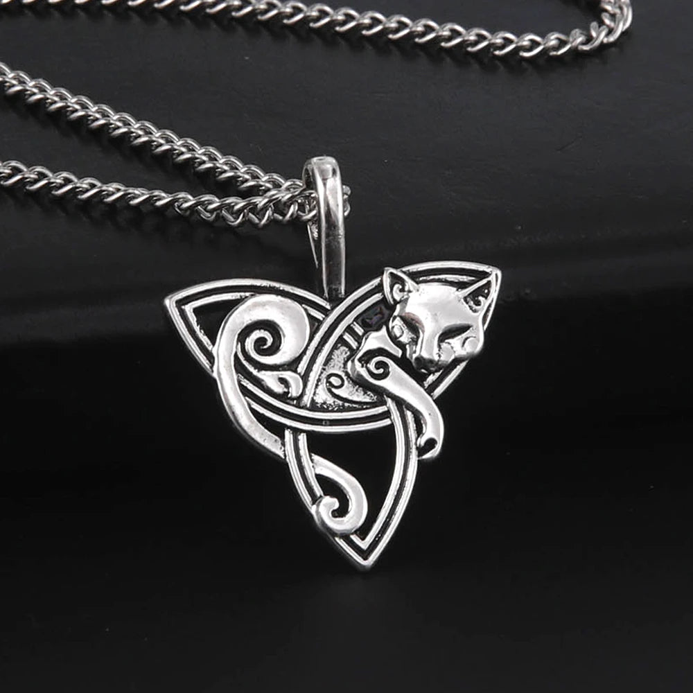 Celtic Fox  Pendant 